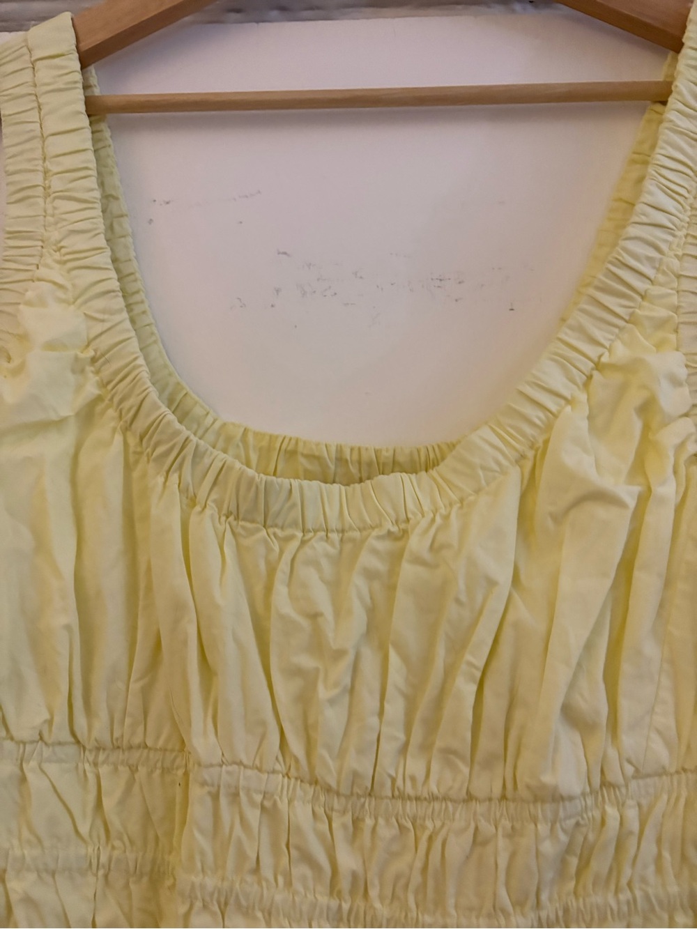 LOFT Poplin Smocked Maxi Pocket Dress - Picture 4 of 6